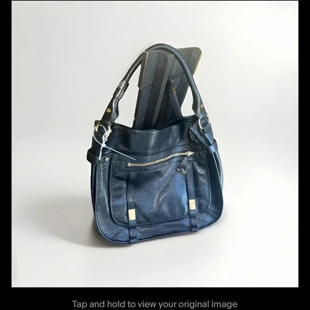 Antonio Melani Black Leather Women’s Shoulder Bag